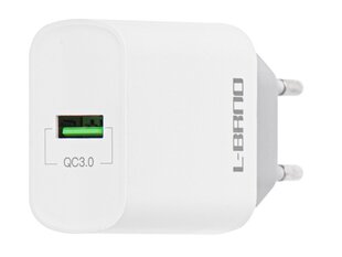 L-brno зарядное устройство для быстрой зарядки 15вт, белый цена и информация | Зарядные устройства для телефонов | 220.lv