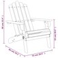 Dārza krēsli, 2gab., akācijas koka masīvs цена и информация | Dārza krēsli | 220.lv