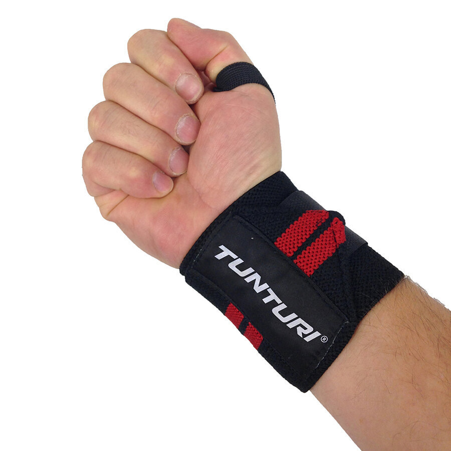 Plaukstas lentes Tunturi Wrist Wraps, 2 gab. cena un informācija | Ķermeņa daļu fiksatori | 220.lv