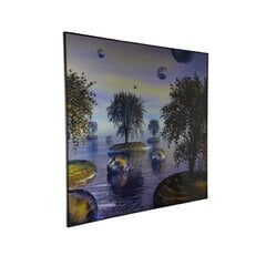 Металлическая картина ручной работы Future 90x90 см цена и информация | Картины | 220.lv