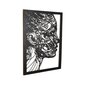 3D metāla sienas dekorācija Face 85x60 cm cena un informācija | Gleznas | 220.lv