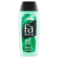 Men Pure Relax 2in1 (dušas želeja ķermenim un matiem) 400 ml cena un informācija | FA Smaržas, kosmētika | 220.lv