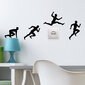 Skriešanas sportistu motivācijas sienas uzlīme Izejas uzlīme viesistabas bērnudārza koridoram цена и информация | Dekoratīvās uzlīmes | 220.lv