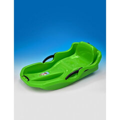 Детские пластиковые санки с ручными тормозами, цвет: зелёный, SPEED BOB (6685) 5810 цена и информация | Санки | 220.lv