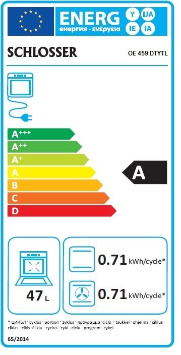 Schlosser OE459DTY cena un informācija | Cepeškrāsnis | 220.lv