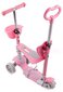 Bērnu trīsriteņu skrejritenis 3in1 (krāsa: pelēka/rozā), Vivo S00419 (4735164) 1745 cena un informācija | Skrejriteņi | 220.lv