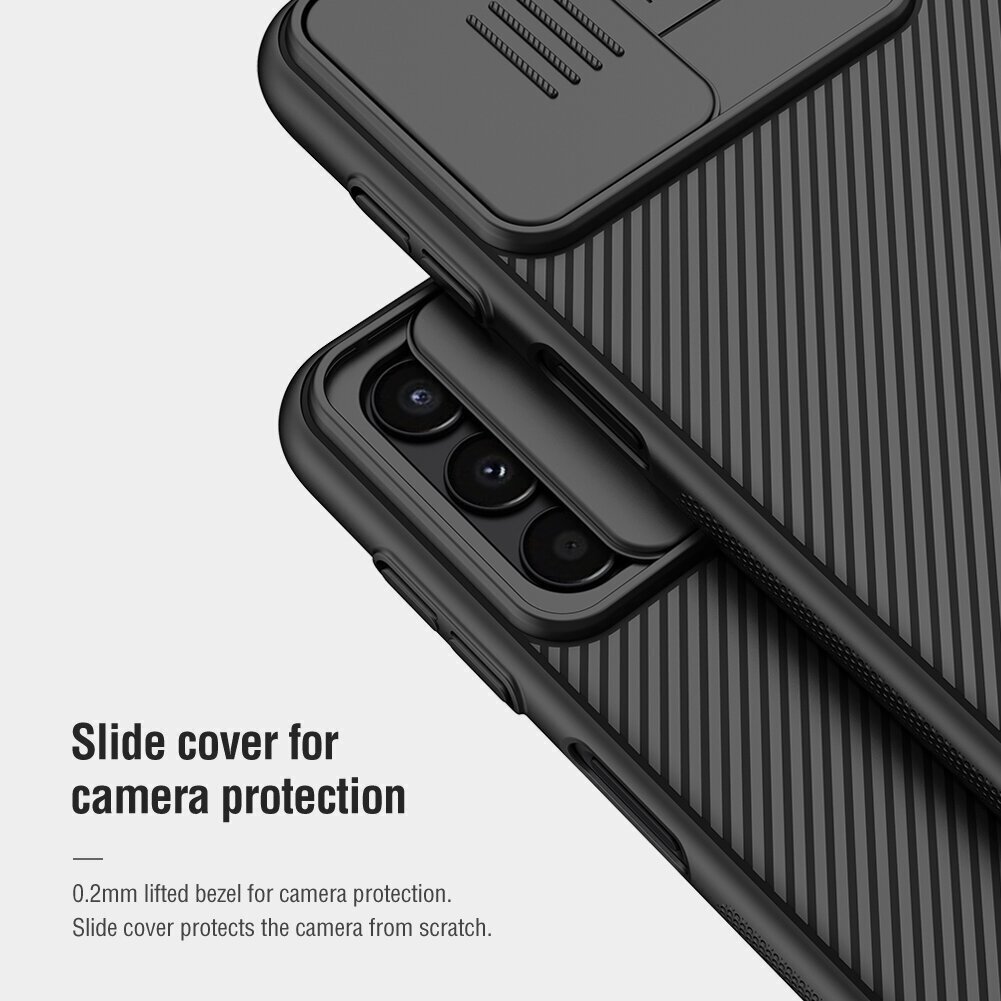 Nillkin CamShield Hard Case for Samsung Galaxy A13 4G Black cena un informācija | Telefonu vāciņi, maciņi | 220.lv