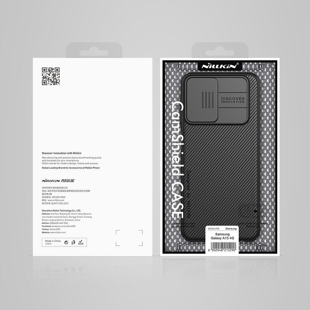 Nillkin CamShield Hard Case for Samsung Galaxy A13 4G Black cena un informācija | Telefonu vāciņi, maciņi | 220.lv