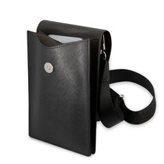 Karl Lagerfeld Saffiano Rue Saint Guillaume Wallet Phone Bag Black cena un informācija | Telefonu vāciņi, maciņi | 220.lv
