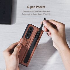 Nillkin Aoge Case for Samsung Galaxy Z Fold 4 5G Black цена и информация | Чехлы для телефонов | 220.lv