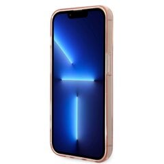 Guess PC/TPU Camera Outline Translucent Case for iPhone 14 Pro Pink cena un informācija | Telefonu vāciņi, maciņi | 220.lv