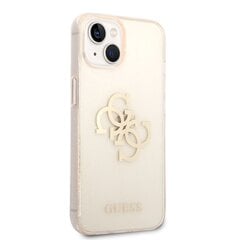 Guess TPU Big 4G Full Glitter Case for iPhone 14 Plus Gold цена и информация | Чехлы для телефонов | 220.lv