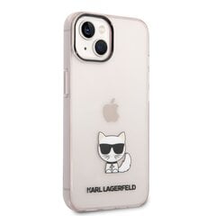 Karl Lagerfeld Choupette Logo Case for iPhone 14 Plus Pink cena un informācija | Telefonu vāciņi, maciņi | 220.lv