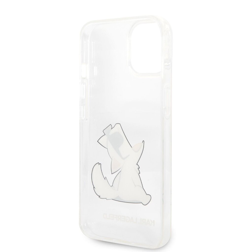 Karl Lagerfeld PC/TPU Choupette Eat Case for iPhone 14 Plus Transparent cena un informācija | Telefonu vāciņi, maciņi | 220.lv