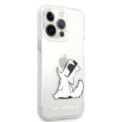 Karl Lagerfeld PC/TPU Choupette Eat Case for iPhone 14 Pro Transparent cena un informācija | Telefonu vāciņi, maciņi | 220.lv