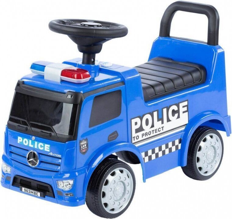 Stumjama automašīna Mercedes-Benz Police (blue) (657) 4619 цена и информация | Rotaļlietas zīdaiņiem | 220.lv