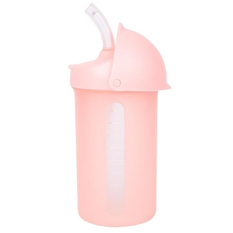 Boon Swig (Flip Top Straw) - rozā cena un informācija | Bērnu pudelītes un to aksesuāri | 220.lv