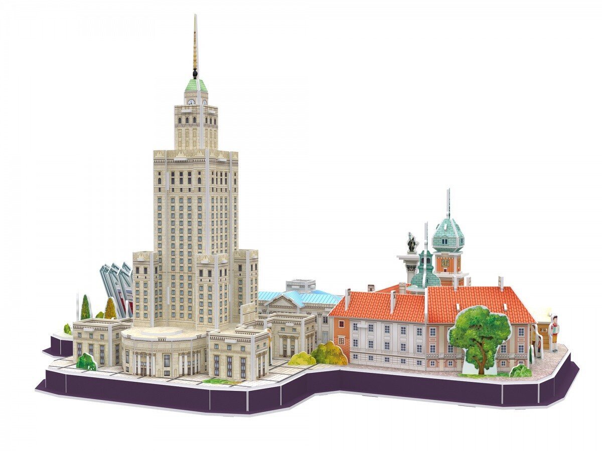 Cubic Fun Cityline Warsaw 3D puzzle цена и информация | Puzles, 3D puzles | 220.lv