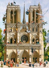 Heye Heye Puzle 1000 gab. Viva Notre Dame cena un informācija | Puzles, 3D puzles | 220.lv