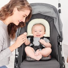 Skip Hop Infant Stroll & Go Cool Touch atbalsts - pelēka spalva цена и информация | Аксессуары для автокресел | 220.lv