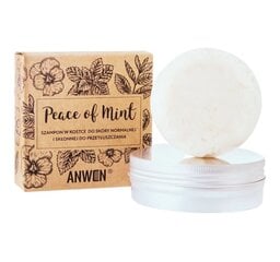 Šampūns normālai un taukainai ādai Anwen Peace of Mint, 75 g + tvertne cena un informācija | Šampūni | 220.lv