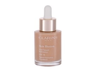 Clarins Skin Illusion SPF 15 Natural Hydrating grima pamats, 30 ml cena un informācija | Grima bāzes, tonālie krēmi, pūderi | 220.lv