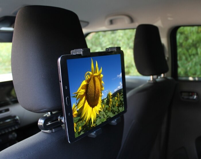 Auto stiprinājums planšetdatoram VIVANCO Car holder 2in1 for tablets up to 12'' cena un informācija | Auto turētāji | 220.lv