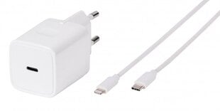 Lādētājs VIVANCO USB Type C / Lightning for Apple, 20W cena un informācija | Lādētāji un adapteri | 220.lv