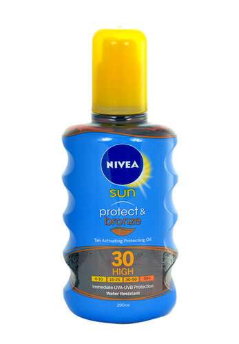 Nivea Sun Protect & Bronze Oil Spray aizsardzības krēms 200 ml cena un informācija | Sauļošanās krēmi | 220.lv