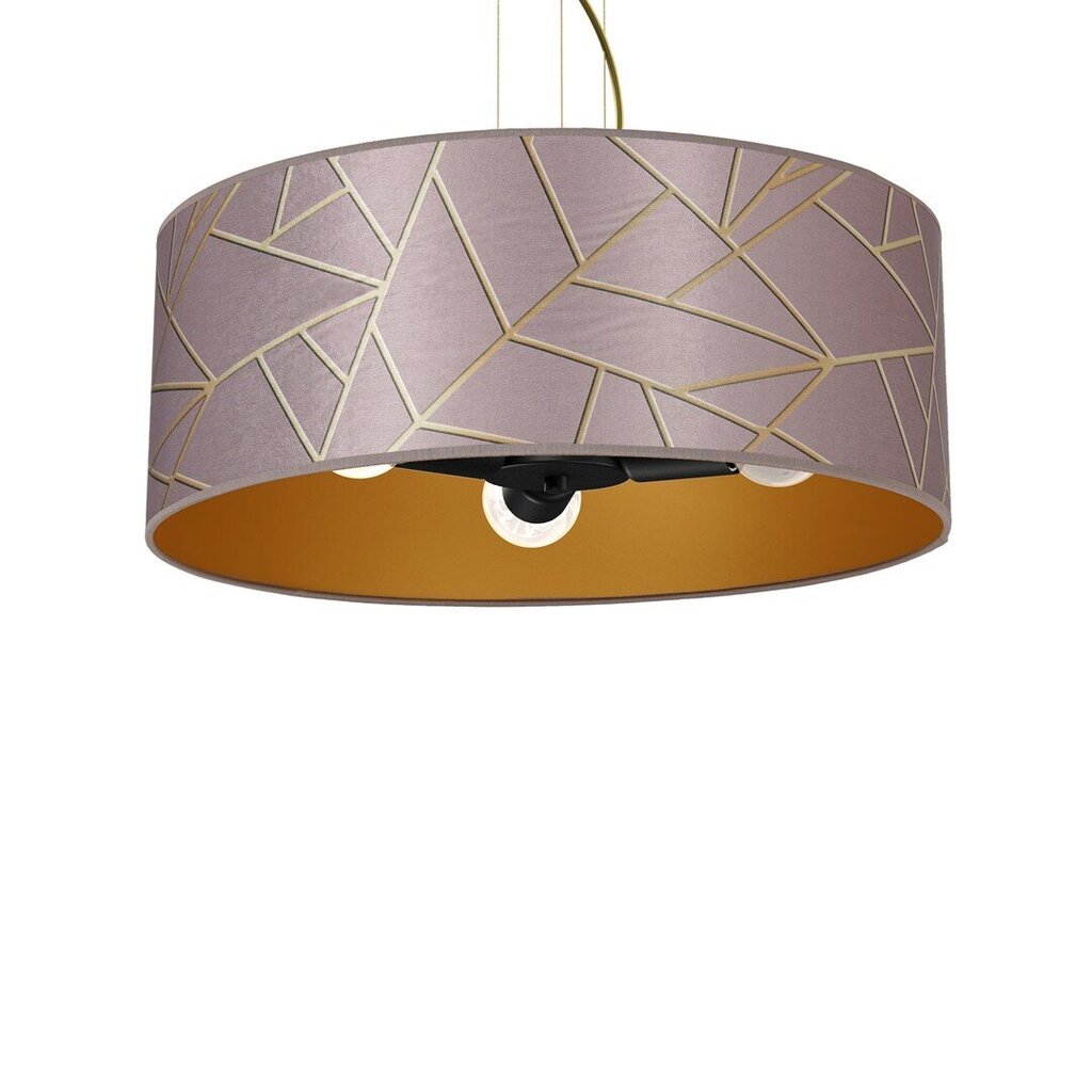 Milagro piekaramā lampa ZIGGY PINK Gold / Pink cena un informācija | Lustras | 220.lv