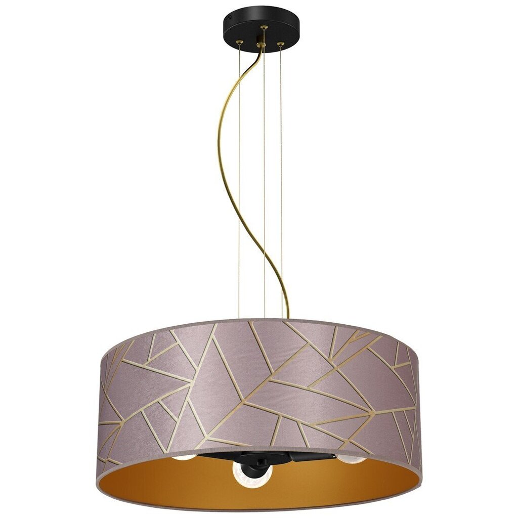 Milagro piekaramā lampa ZIGGY PINK Gold / Pink cena un informācija | Lustras | 220.lv