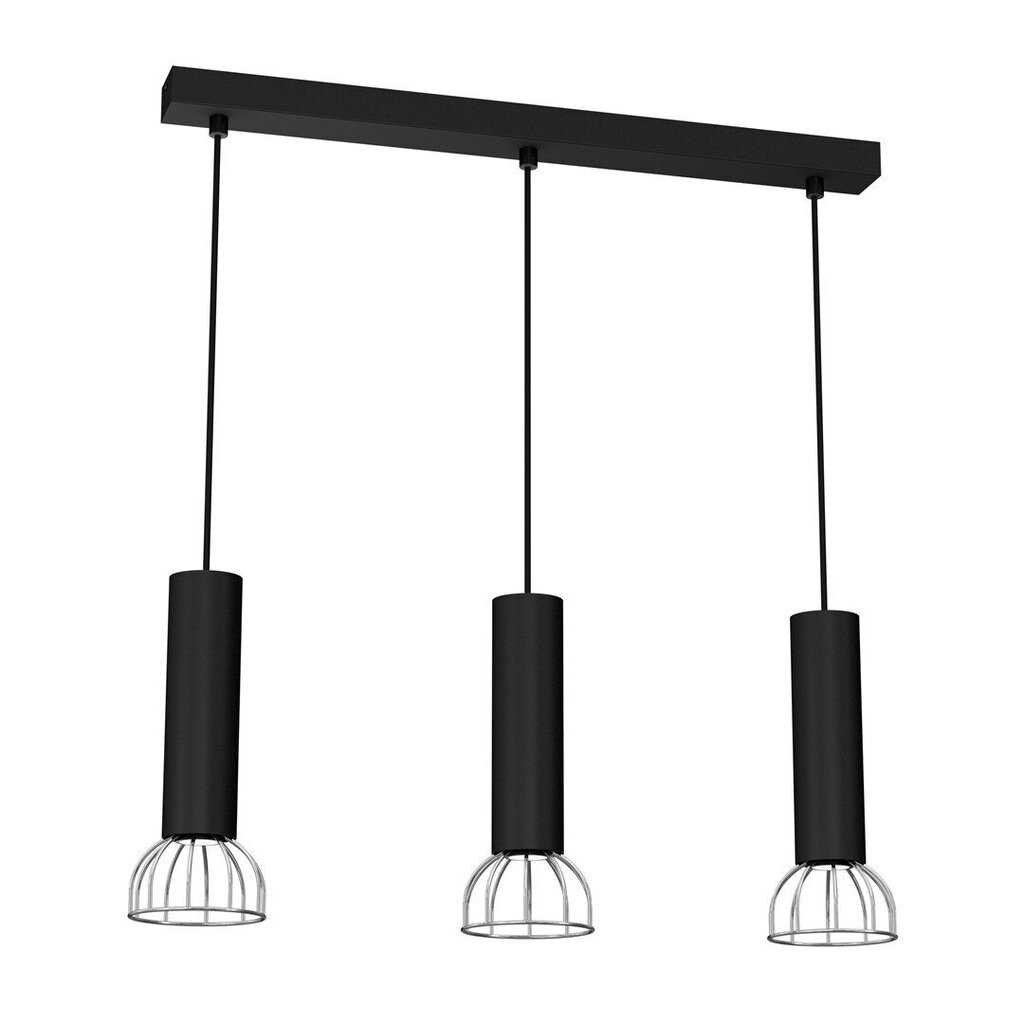 Milagro piekaramā lampa Dante Black/Silver cena un informācija | Piekaramās lampas | 220.lv