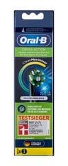 Насадка для электрической зубной щетки Oral-B Cross Action Clean Maximizer, черная, 3 шт. цена и информация | Зубные щетки, пасты | 220.lv