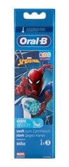 Насадка для электрической зубной щетки Oral-B Kids Spiderman, 3 шт. цена и информация | Насадки для электрических зубных щеток | 220.lv