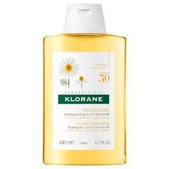 Шампунь для светлых волос Klorane Blond Highlights Shampoo Wiht Chamomile, 200 мл цена и информация | Шампуни | 220.lv