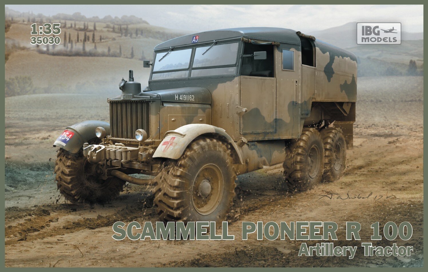 Ibg IBG Scammell Pioneer R 100 artilērijas traktors cena un informācija | Kolekcionējamie modeļi | 220.lv