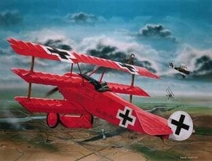 Revell Plastmasas modelis Fokker Dr. UN цена и информация | Коллекционные модели автомобилей | 220.lv