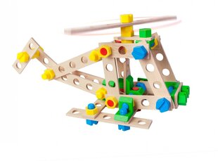Alexander Konstrukciju komplekts Little Constructor Junior 3in1 - Helikopters цена и информация | Конструкторы и кубики | 220.lv