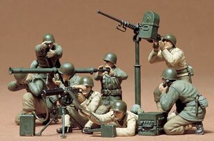 Tamiya - U.S. Gun & Mortar Team Set, 1/35, 35086 цена и информация | Коллекционные модели автомобилей | 220.lv