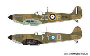 Airfix AIRFIX Suermarine Spitfire Mk.1a 1/48 цена и информация | Коллекционные модели автомобилей | 220.lv