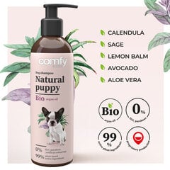 COMFY NATURAL ŠAMPŪNS KUCĒNIEM 250ml NATURAL PUPPY SHAMPOO cena un informācija | Kosmētiskie līdzekļi dzīvniekiem | 220.lv