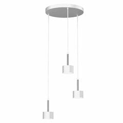 Piekaramā lampa ARENA WHITE/SILVER 3xGX53 цена и информация | Люстры | 220.lv