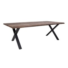 Обеденный стол Toulon, 240x95x76 см, серый/черный цена и информация | Кухонные и обеденные столы | 220.lv