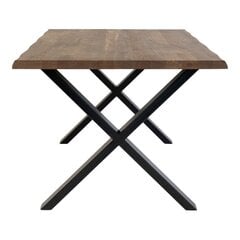 Обеденный стол Toulon, 300x100x75 см, серый/черный цена и информация | Кухонные и обеденные столы | 220.lv