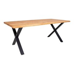 Обеденный стол Toulon, 200x95 см, коричневый/черный цена и информация | Кухонные и обеденные столы | 220.lv