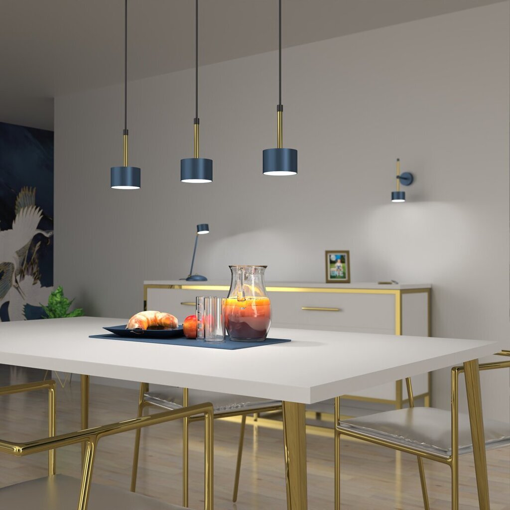 Piekarināma lampa Arena Blue/Gold 3xGX53 цена и информация | Lustras | 220.lv