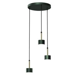 Piekaramā lampa ARENA GREEN/GOLD 3xGX53 cena un informācija | Piekaramās lampas | 220.lv