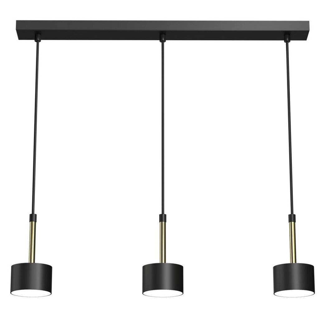 Piekaramā lampa ARENA BLACK/GOLD 3xGX53 cena un informācija | Piekaramās lampas | 220.lv