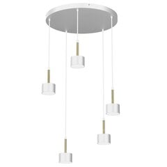 Milagro piekaramā lampa Arena White/Gold цена и информация | Люстры | 220.lv