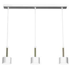 Piekaramā lampa ARENA WHITE/GOLD 3xGX53 цена и информация | Люстры | 220.lv